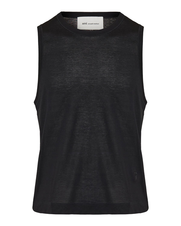 Ami Paris Sleeveless crew neck t-shirt