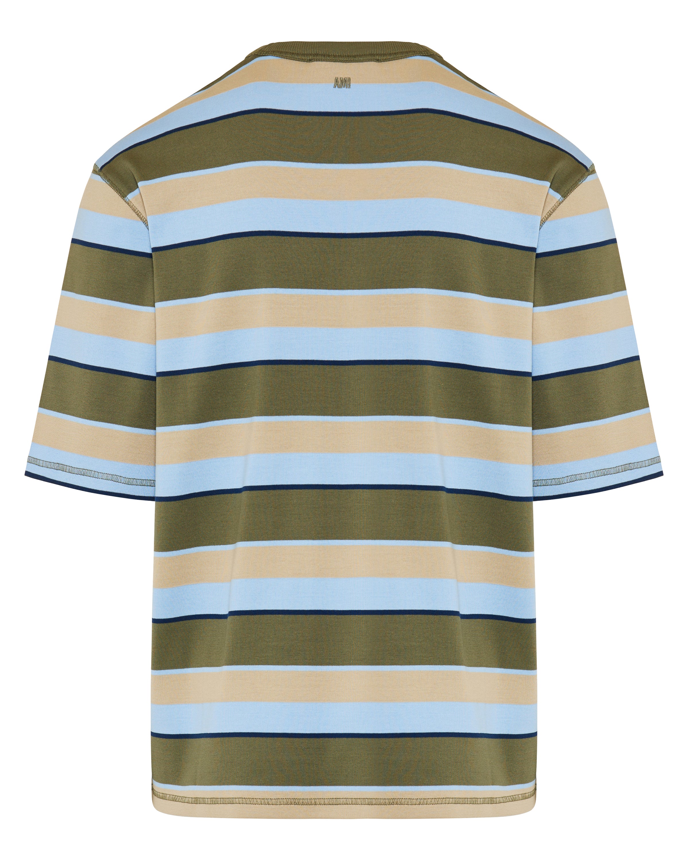 Ami Paris Striped cotton oversized t-shirt – Luisa World