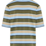Ami Paris Striped cotton oversized t-shirt