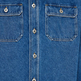 Bottega Veneta Medium indigo denim overshirt