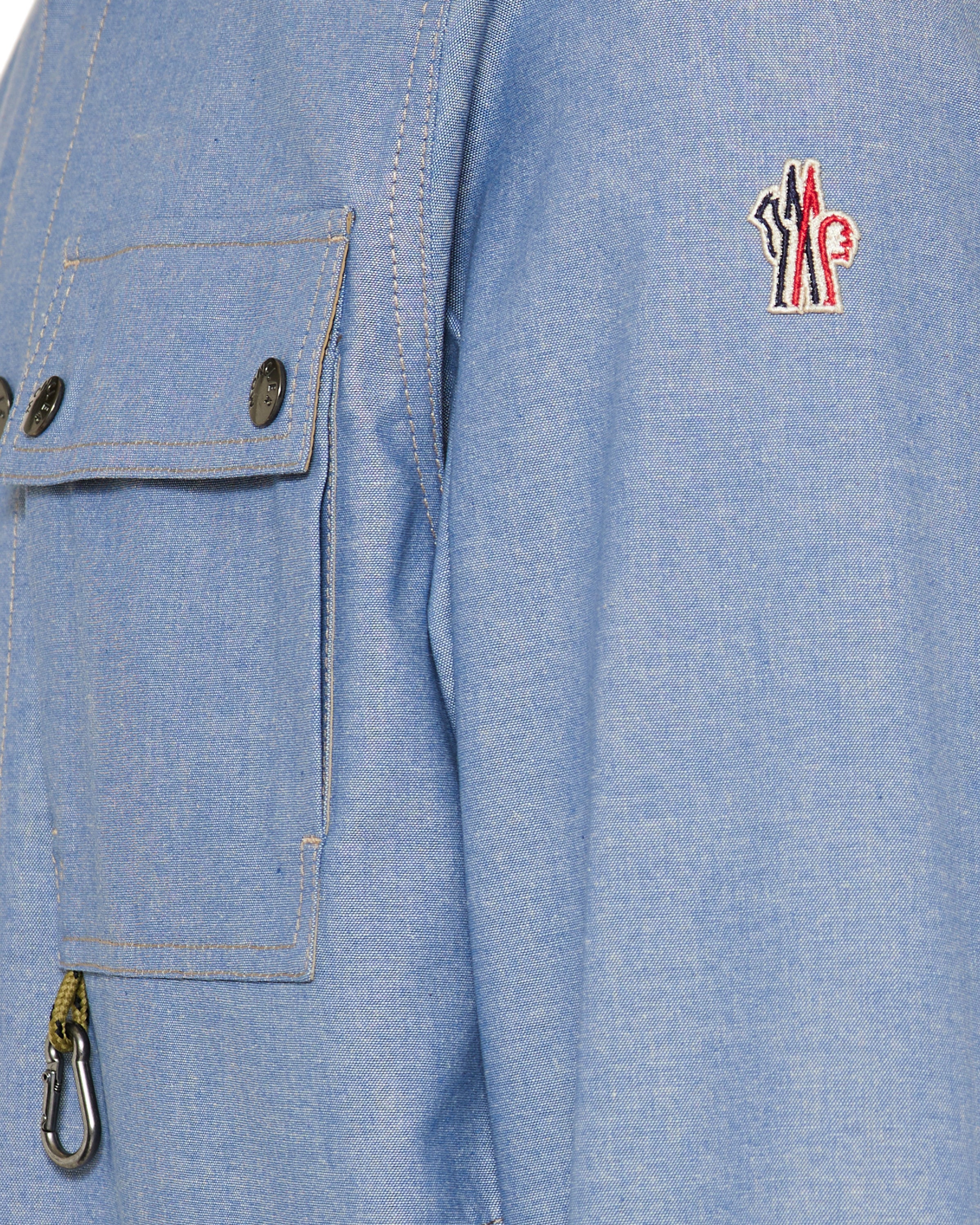 Moncler Grenoble Chambray long-sleeve shirt – Luisa World