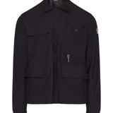Cotton gabardine shirt jacket