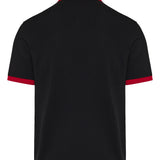 Versace Embroidered cotton-piqué polo
