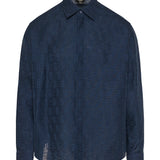 Fendi FF jacquard linen shirt