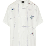 Fendi Linen embroidered shirt