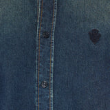 Gucci Washed certified cotton denim shirt