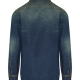 Gucci Washed certified cotton denim shirt