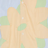 Comme des Garçons Shirt Floral-print striped shirt