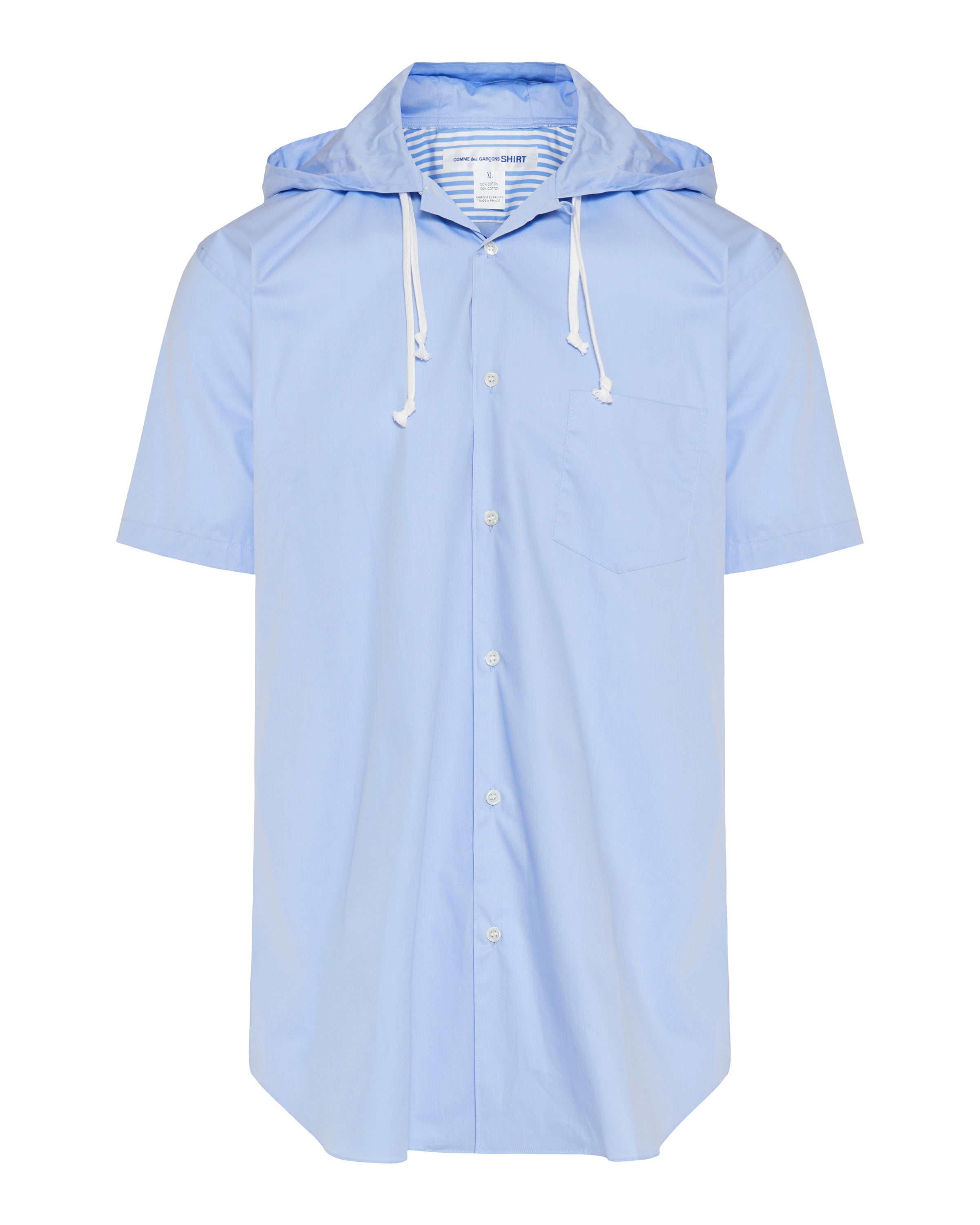COMME DES GARÇONS SHIRT Comme des Garçons Homme Striped hooded
