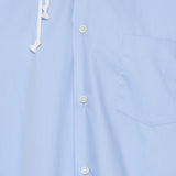 Comme des Garçons Homme Striped hooded shirt