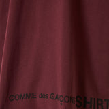 Comme des Garçons Shirt Logo-print cotton T-shirt