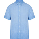 120% Lino Linen short-sleeve shirt
