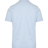 120% Lino Short sleeve linen polo shirt