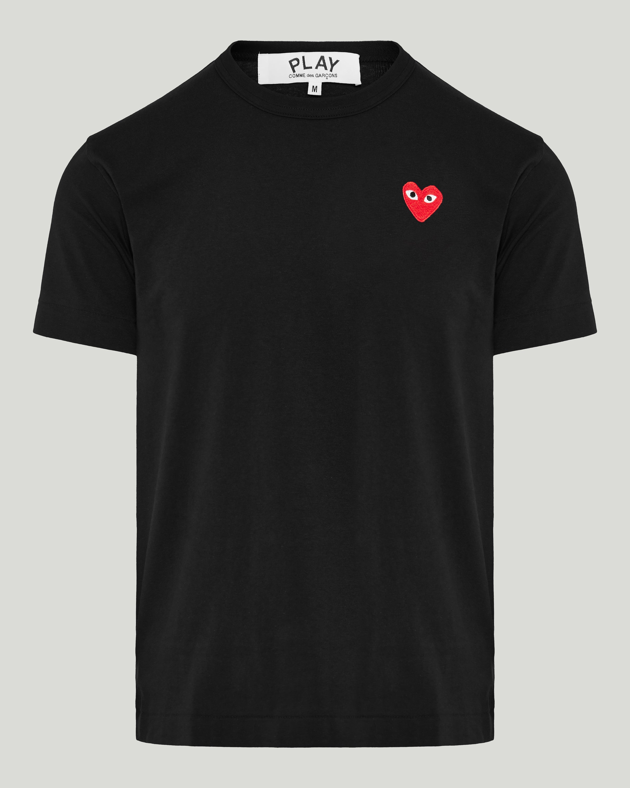 COMME DES GARCONS PLAY Comme des Garçons Play Logo patch cotton T
