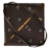 Cats XL Puzzle Fold leather tote