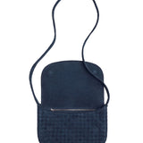 Veneto leather flap messenger bag