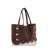 Nellcôte large suede shopping bag