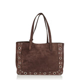 Nellcôte large suede shopping bag