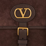 Antibes suede shoulder bag