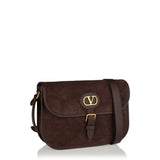 Antibes suede shoulder bag