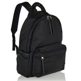 Logo-detail zip backpack