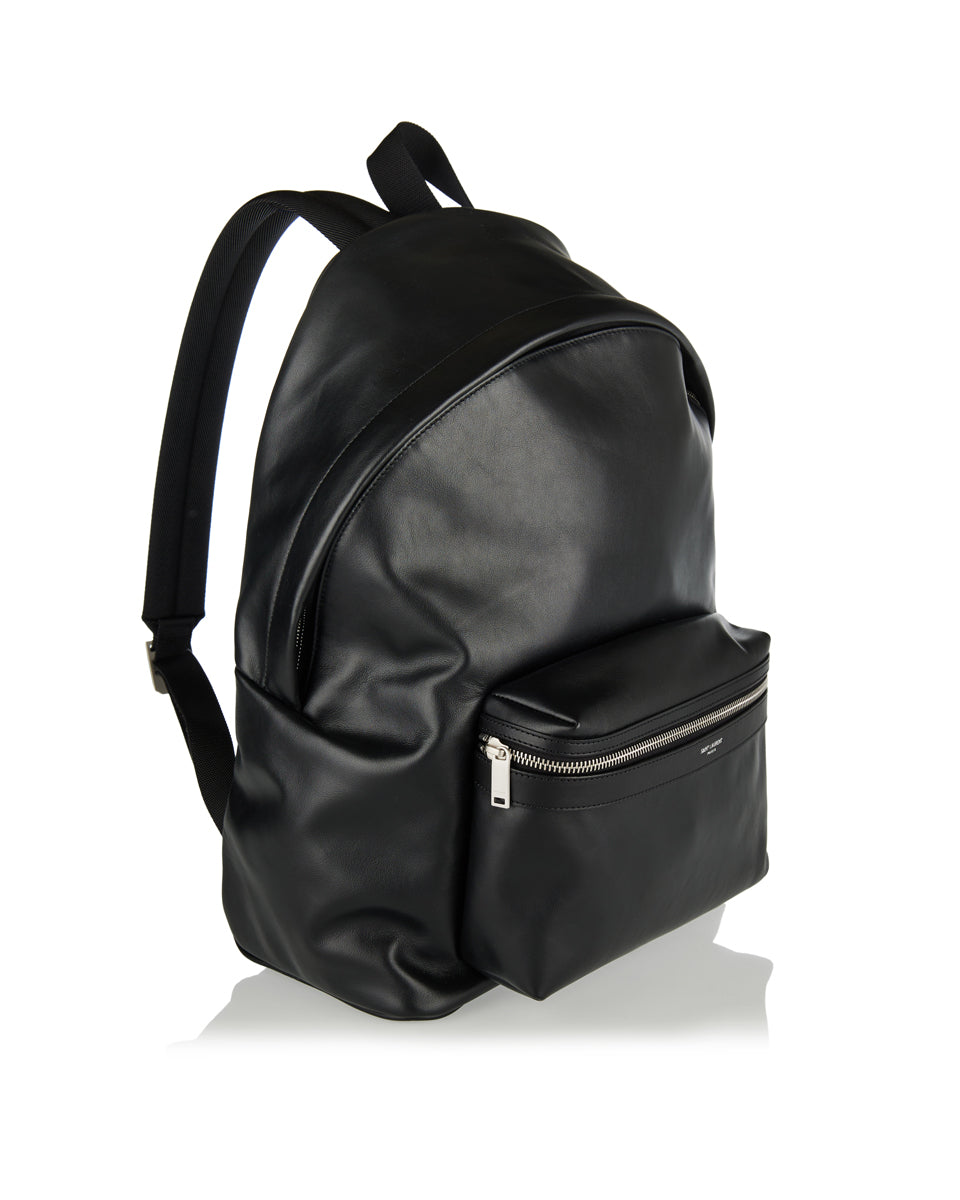 city leather backpack Saint Laurent City leather backpack – Luisa World