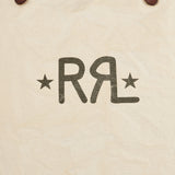 Logo canvas market tote bag