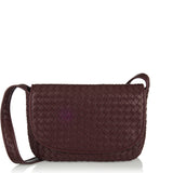 Veneto leather flap messenger bag