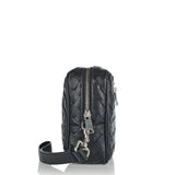 Intrecciato pouch with wristlet