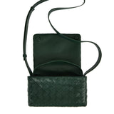 Intrecciato mini bag with flap