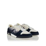 Match leather sneakers