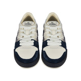 Match leather sneakers