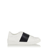 Leather open sneakers