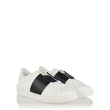 Leather open sneakers