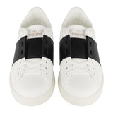 Leather open sneakers