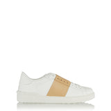 Leather open sneakers