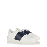 Leather open sneakers