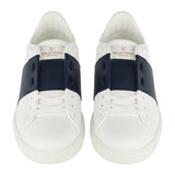 Leather open sneakers