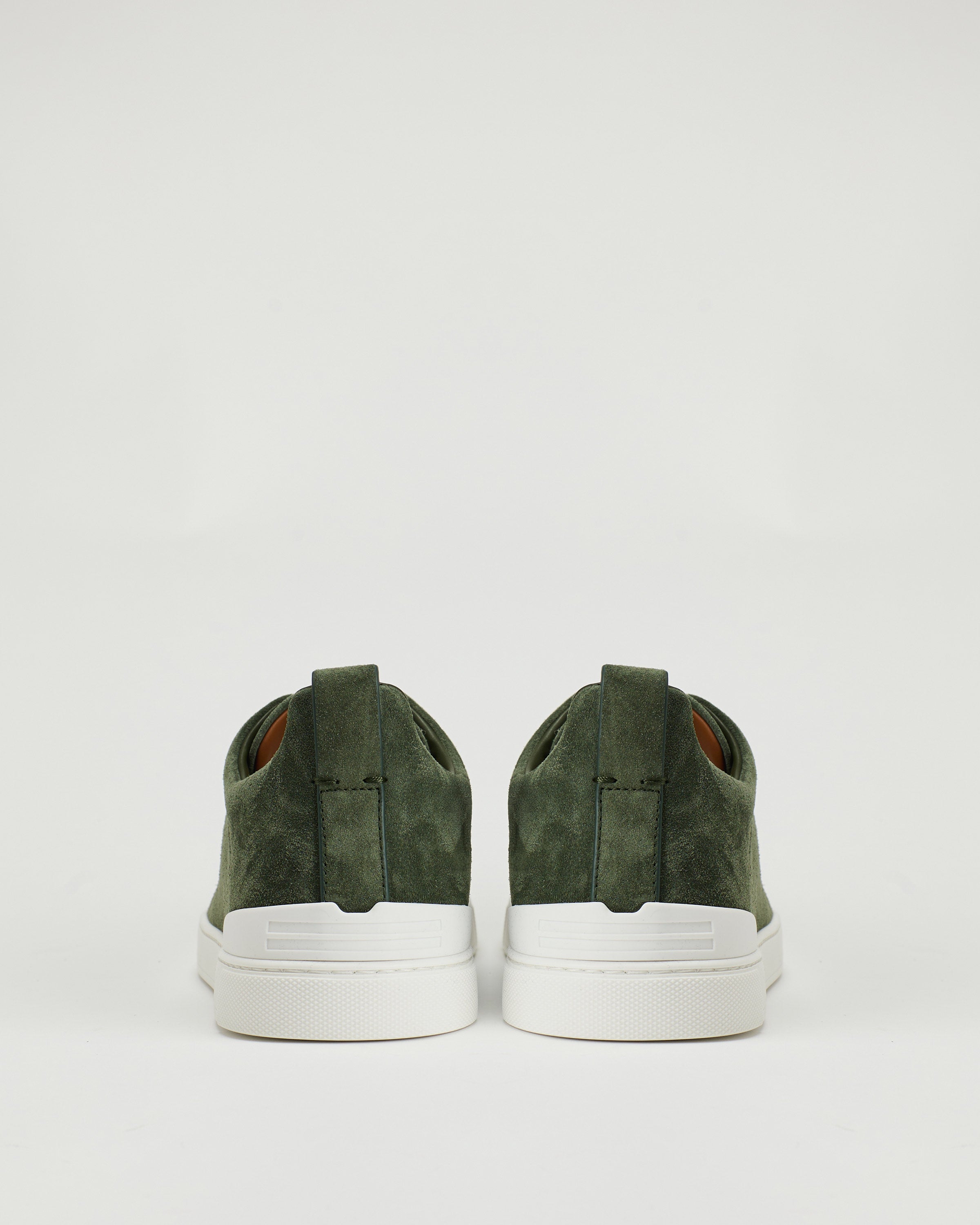 Zegna Triple stitch suede sneakers – Luisa World