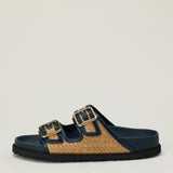Birkenstock 1774 Arizona Raffia sandals