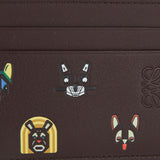 Cats leather plain cardholder