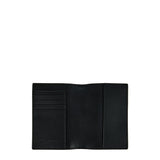 Intrecciato leather passport case