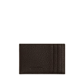 Intrecciato leather credit card case
