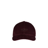 Corduroy baseball cap