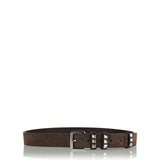 Rockstud suede belt