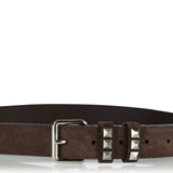 Rockstud suede belt