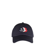 Moncler Tricolour logo cotton baseball cap