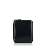 Classic leather zip-around wallet