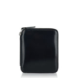 Classic leather zip-around wallet