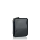 Classic leather zip-around wallet